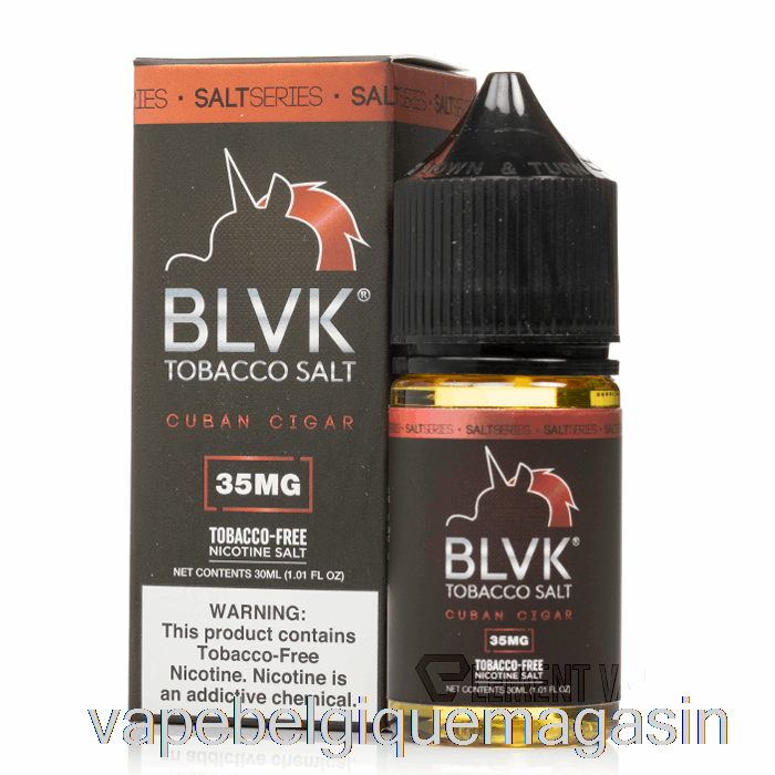 Vape Belgique Sel De Cigare Cubain - Blvk - 30ml 35mg